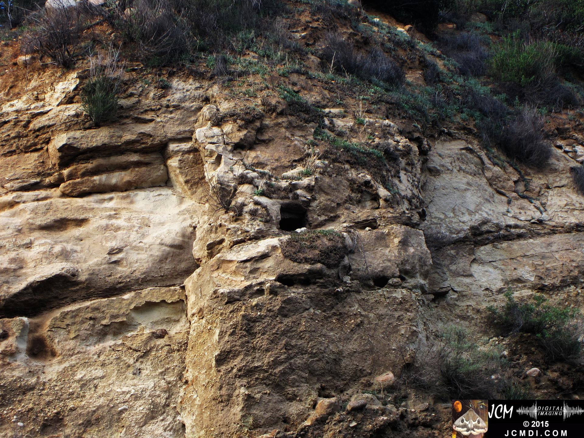 Whitney Canyon landscape small cave (zoomed)